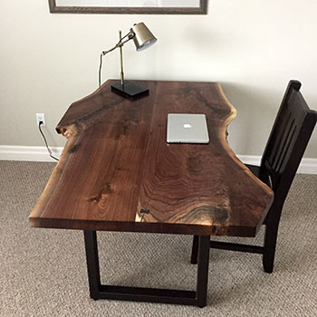 live edge desk