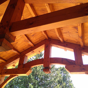 timber frame porch